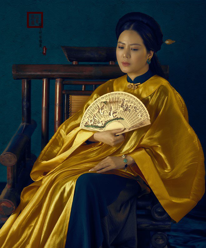 Đinh Hiền Anh khoe nét quý phái như mỹ nhân thời xưa trong bộ ảnh đón tuổi 42 - 2