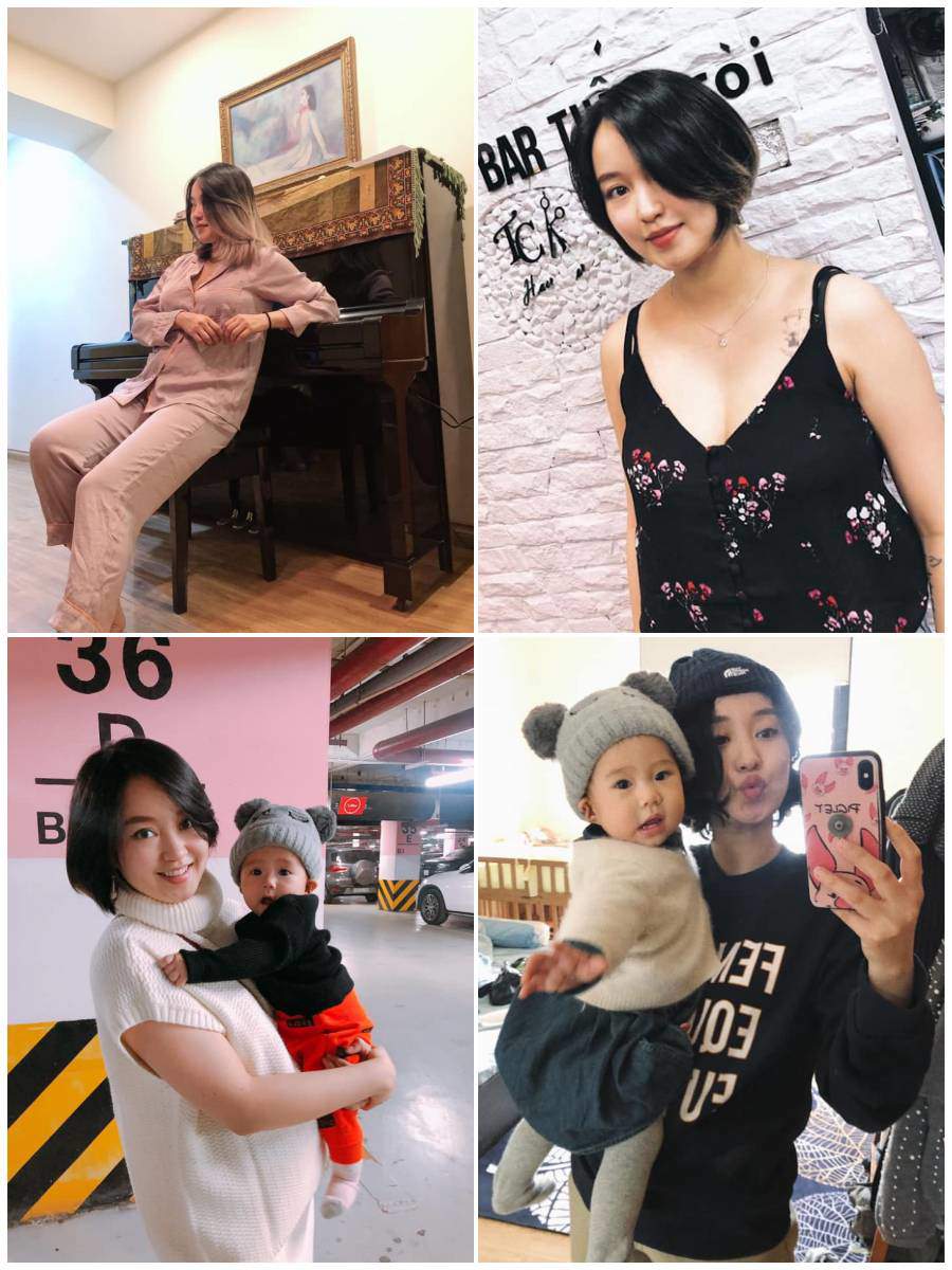 Hotgirl Mi Vân mỗi lần đứng cạnh con: Nhan sắc trẻ như chị gái, body đỉnh cao tuổi 33 - 9