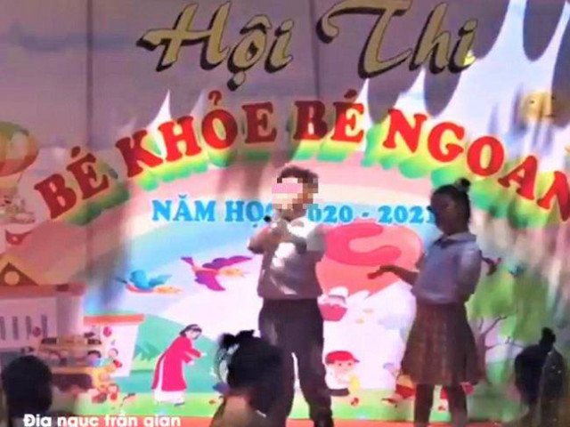 Trẻ mầm non hát rap địa ngục trần gian ở hội thi Bé ngoan, nhà trường nói gì?