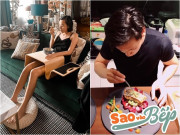 Chồng diễn viên Lê Thúy trổ tài nấu món ngon bồi bổ cho vợ ốm