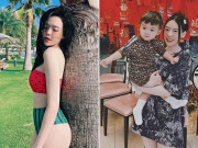 Hotgirl đình đám sinh con với con trai ông trùm điện tử, đẻ xong tự nhận buồn vì mập xấu