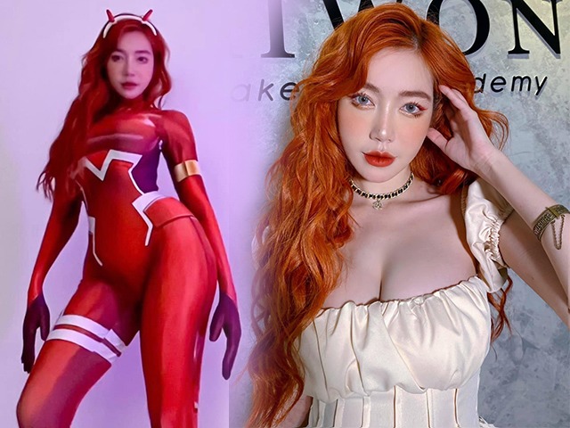 Elly Trần xinh đẹp như búp bê với mái tóc mới màu lửa