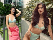 Thời trang - Đệ nhất hot girl Sài Thành diện bikini rực rỡ, khoe làn da lụa là
