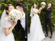 Giải trí - Chân dung "hôn phu" điển trai mới xuất hiện trong loạt ảnh cưới của Minh Hằng