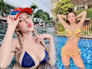 Thời trang - Ngân 98 diện nội y đi bơi, không hay để lộ điểm nhạy cảm nơi vòng một