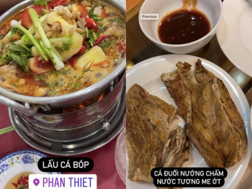 Diệu Nhi khoe ảnh thưởng thức 2 món ngon không thể cưỡng lại ở Phan Thiết