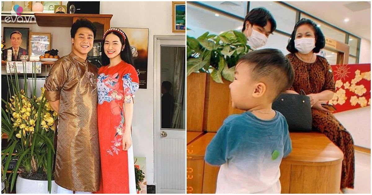 Hòa Minzy được mẹ chồng thương, đi làm sớm gửi con cho bà chăm bẵm cẩn thẩn