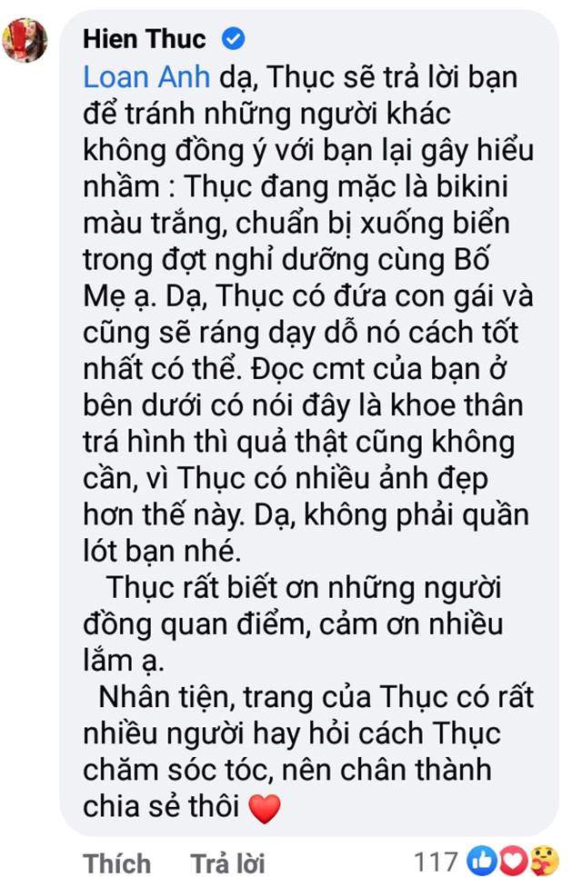 U40 mặc hở hang trên giường bị nói ảnh hưởng tới con gái tuổi dậy thì, Hiền Thục đáp trả - 6