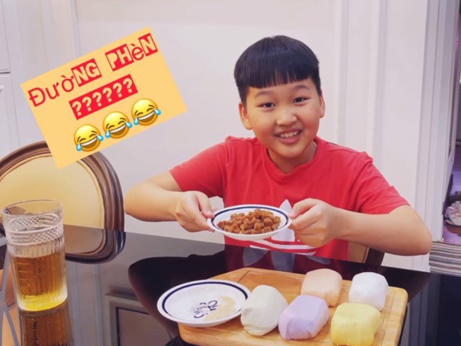 Con trai Bảo Thanh làm bánh trôi màu sắc, ai cũng phì cười vì lời thú nhận của bé - 3