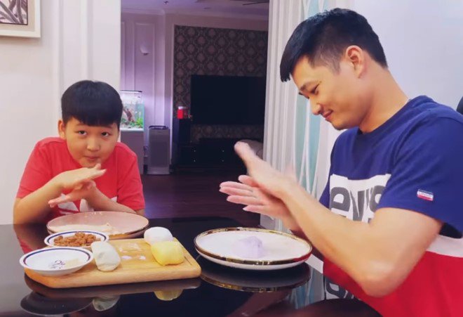 Con trai Bảo Thanh làm bánh trôi màu sắc, ai cũng phì cười vì lời thú nhận của bé - 7
