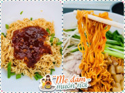 Bếp Eva - Mẹ đảm mách cách làm mì tôm trộn tóp mỡ tuyệt ngon, chẳng cần cơm, không lo thiếu chất