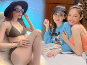 Thời trang - Em gái Ngọc Trinh nối ngôi chị, diện bikini từ nhà ra phố