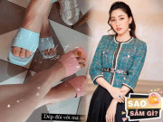 Thời trang - Sao Sắm Gì: Á hậu bị ghét nhất Vbiz sắm dép đôi chục triệu cùng mẹ 