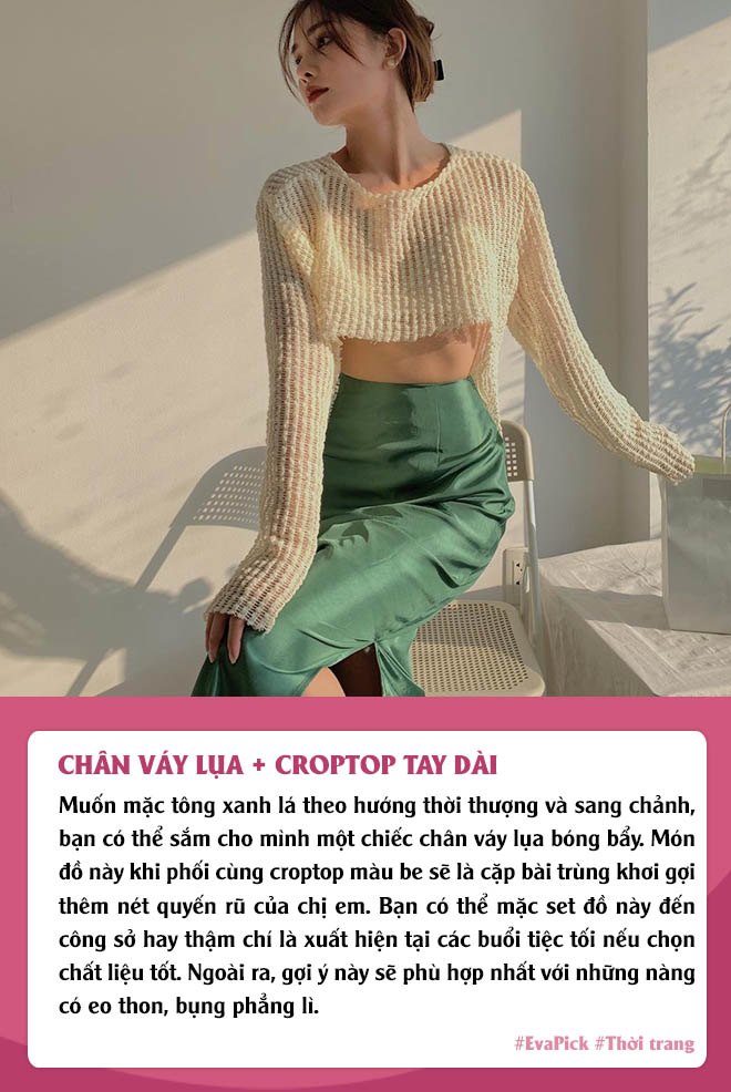 Eva Pick: Mách nàng 10 outfit mang tông xanh lá hot nhất Hè này, chọn đồ đơn giản vẫn lung linh - 6