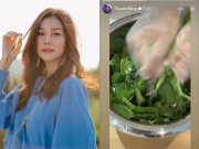 Thành công ngay lần đầu làm thử, nhưng ít ai biết Thanh Hằng phải vò lá rã cả tay