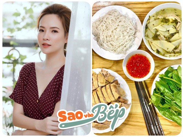 MC Đan Lê khoe bún ngan nhà làm sắp ngon hơn hàng nhưng có một việc cô phải bó tay