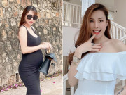 Bà bầu - Quế Vân bước vào 3 tháng cuối thai kỳ, bụng mới lùm lùm, dáng nhìn phát mê
