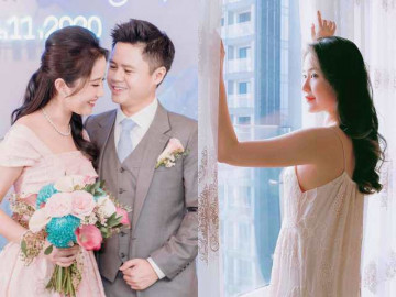 Sau 3 tháng làm dâu nhà hào môn, vợ Phan Thành thèm chua, diện đồ rộng che eo