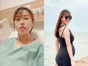 Quế Vân nhập viện khi đang mang thai gần 7 tháng, mắc 3 vấn đề nguy hiểm lúc mang bầu