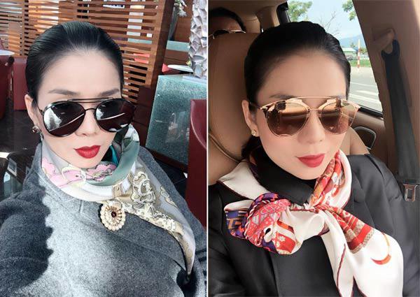 Lệ Quyên show 1 góc tủ kính, chen chúc toàn kính hàng hiệu, hot trend mùa hè 2021 - 6