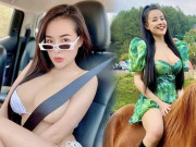 Thời trang - Diện nội y bên mất bên còn đầy phản cảm, Ngân 98 phải che vòng một bằng dây an toàn