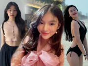 Làm đẹp - Ái nữ của sao Vbiz mới bé tí nhưng đã biết cách làm tóc ra dáng mỹ nhân