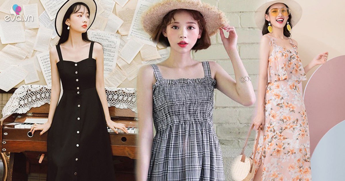 4 mẫu váy hai dây vừa xinh vừa mát, các nàng sắm nhanh còn kịp kỳ nghỉ lễ