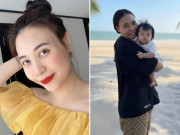 Bà bầu - Đàm Thu Trang khoe nhan sắc "mòn con mắt" sau sinh, khác xa ảnh chồng đại gia đăng tải