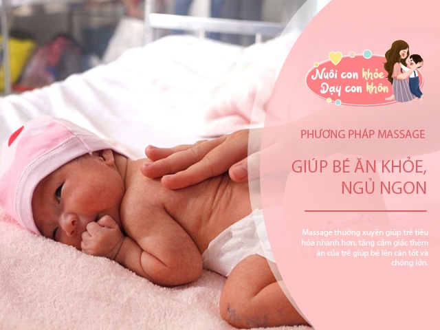 Mỗi ngày mẹ chạm vào 4 nơi này, trẻ ăn ngon, ngủ khỏe
