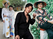 Thời trang - Lâu lắm mới thấy Hoài Linh diện áo dài giả gái, đọ dáng nuột hơn cả Lê Giang