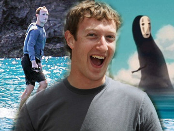 Ông trùm Facebook hé lộ lí do đằng sau việc thoa kem chống nắng như meme hoạt hình