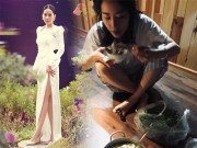 Thời trang - Nam Em vừa lên thảm đỏ với bộ váy trắng tinh khôi, tự bóc ảnh ở nhà gây sửng sốt