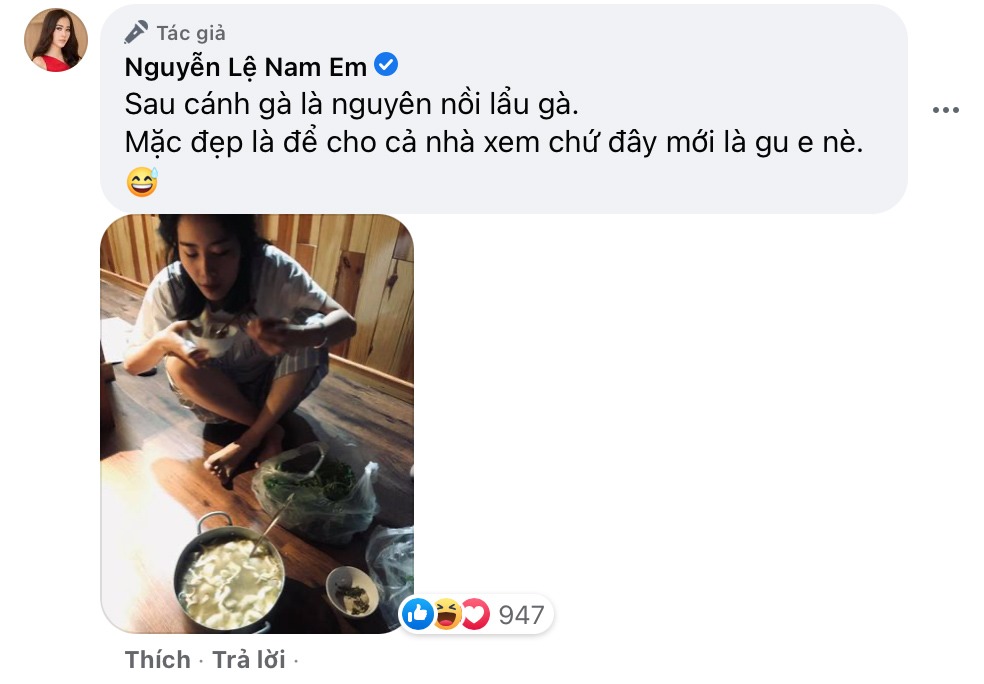 Nam Em vừa lên thảm đỏ với bộ váy trắng hoá tiên nữ, tự bóc ảnh ở nhà gây ngã ngửa - 5