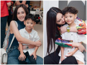 Làm mẹ - Mai Phương Thuý âu yếm cậu bé cực đẹp trai, là con một đại gia Sài thành gia thế khủng
