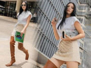 Thời trang - Kỳ Duyên xúng xính khoe boots hiệu xuống phố, fans chê trông như ủng lội ruộng