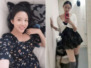 Bà bầu - Than thở "nặng nhất trong đời", vóc dáng Hoa hậu Trương Tử Lâm bầu tháng cuối ra sao?