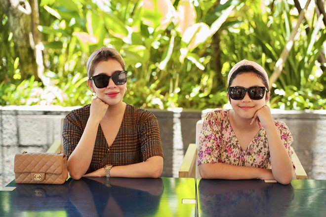 Mới học lớp 4, con gái MC VTV Diệp Chi cao to ngang ngửa mẹ, trông như 2 chị em - 3