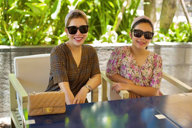 Mới học lớp 4, con gái MC VTV Diệp Chi cao to ngang ngửa mẹ, trông như 2 chị em - 1