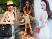 Thời trang - Đồ len móc lưới đâu chỉ diện vào mùa đông, sao Việt còn "ốp" luôn cho outfit ngày hè