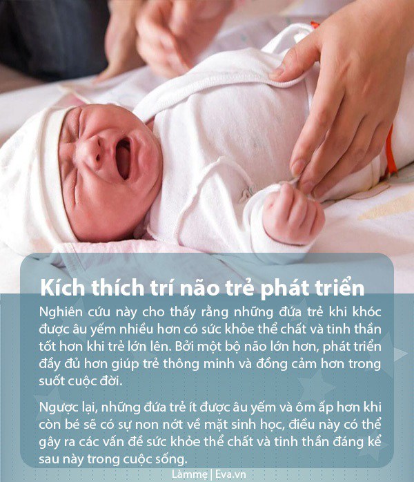 Nghiên cứu về trẻ sơ sinh: Khi con khóc, mẹ làm điều này, trí não sẽ thêm phát triển - 3