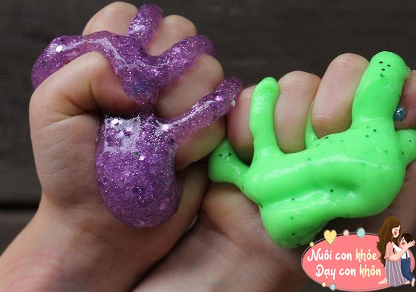 3 cách làm chất nhờn ma quái slime từ nguyên liệu an toàn ngay trong bếp, mẹ cùng con làm - 6