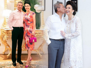 Nữ hoàng ảnh lịch Diễm My và chồng sau 27 năm chung một nhà