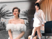Thời trang - Bà Tưng khoe hình diện áo ngắn lửng lơ, trông như quên mất diện thêm quần
