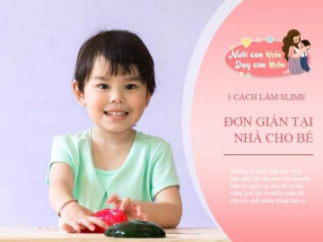3 cách làm chất nhờn ma quái slime từ nguyên liệu an toàn ngay trong bếp, mẹ cùng con làm