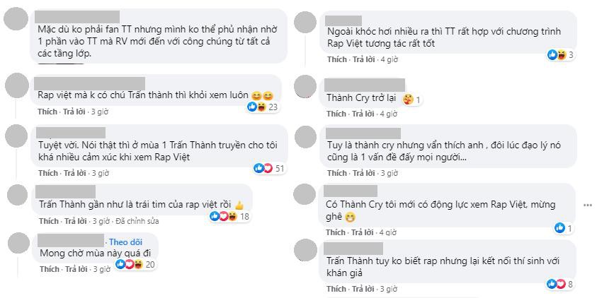 Phản ứng của khán giả khi Trấn Thành tiếp tục làm MC Rap Việt mùa 2 - 2