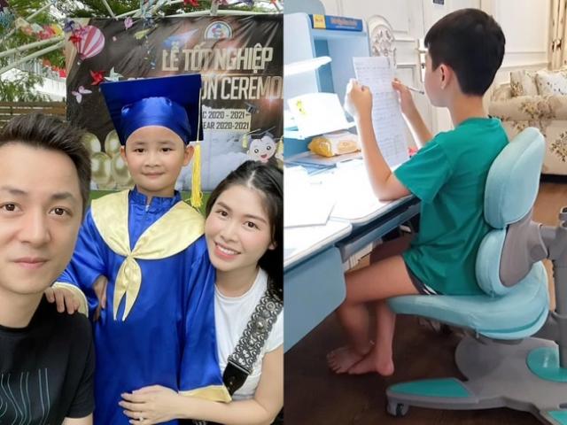 Con trai Đăng Khôi tốt nghiệp chỉ có 4 người, hàng loạt con sao Việt chuyển học online vì dịch