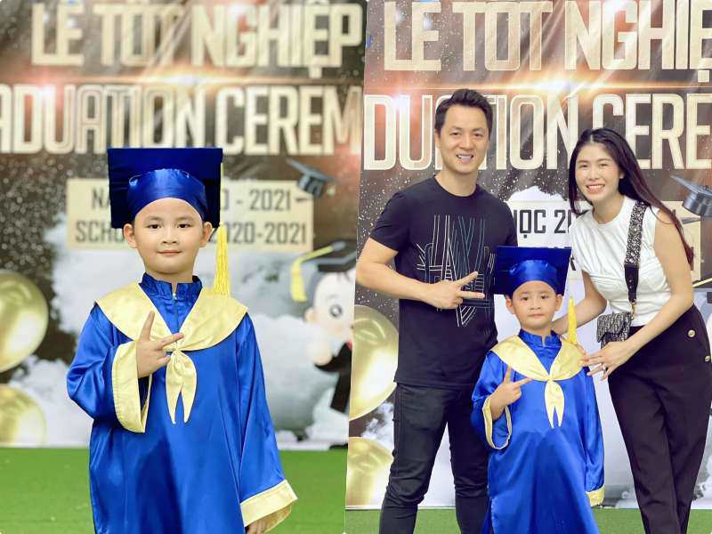 Con trai Đăng Khôi tốt nghiệp chỉ có 4 người, hàng loạt con sao Việt chuyển học online vì dịch - 1