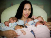 Bà bầu - Những bà mẹ "siêu nhân" trên thế giới, đẻ một lần cả "đàn con" làm bác sĩ sững sờ