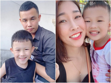 Vợ cũ thứ 3 khoe Hiệp Gà đưa con trai xuống thăm, nói về chuyện tái hợp vì con