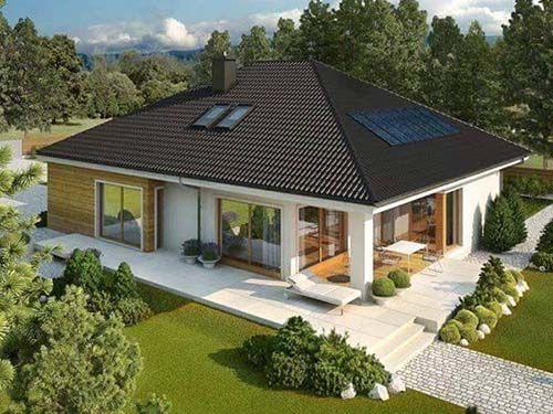 10 mẫu nhà một tầng mái thái đẹp nhất 2021 - 5